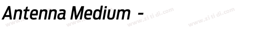 Antenna Medium字体字体转换